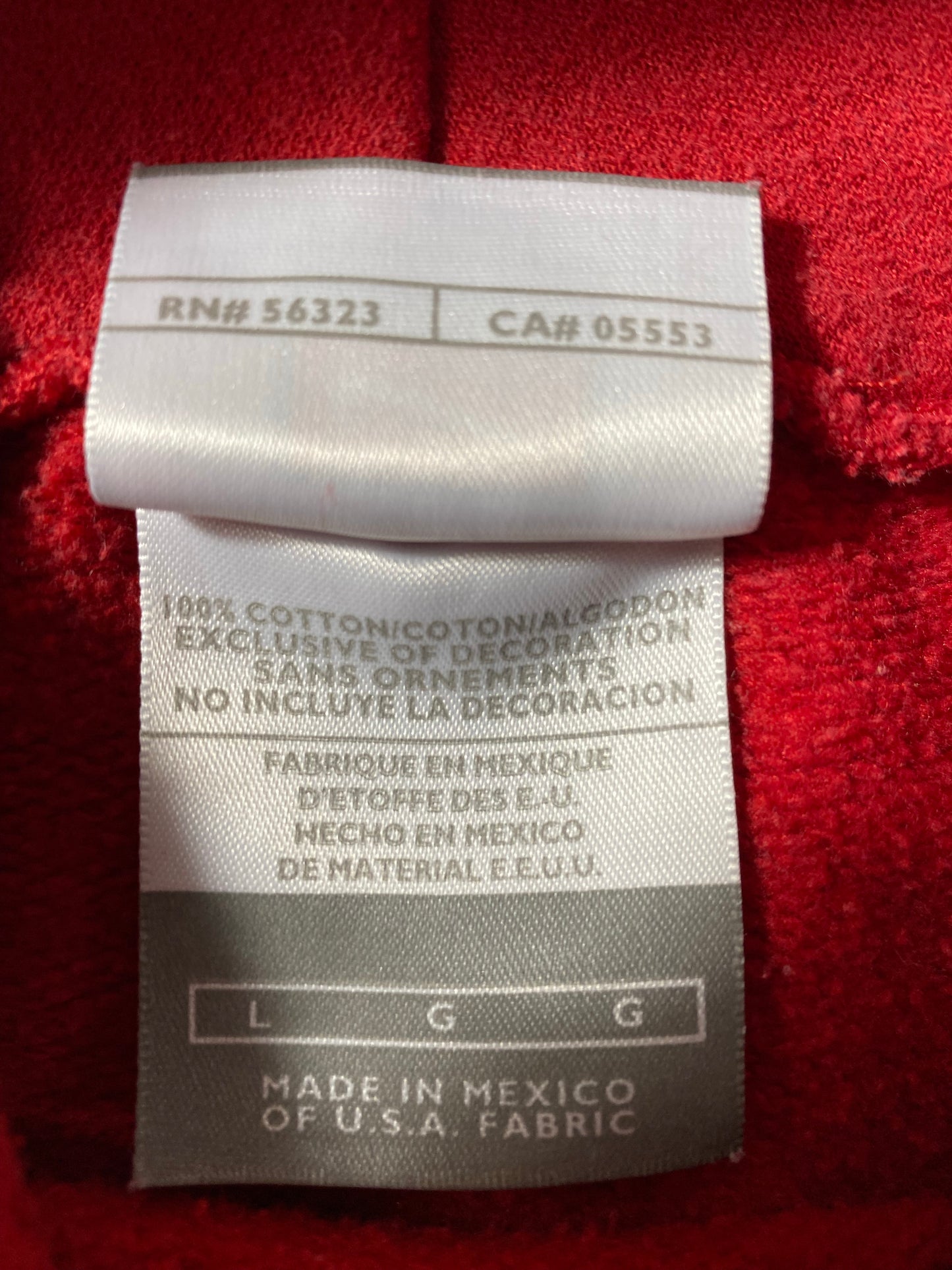 2006 NIKE CARDINALS Size L Vintage MLB Hoodie Sweat-shirt / K6392