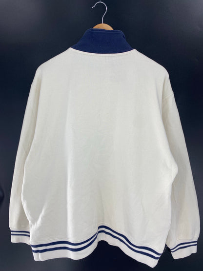 Vintage RAINFOREST CAFE Size L Half Zip Sweat-shirt / K6897