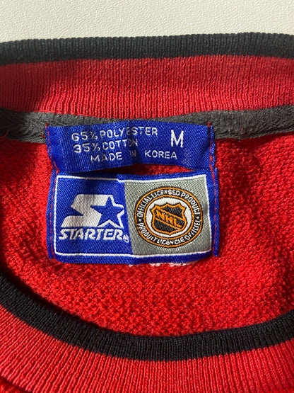 90's STARTER x DETROIT RED WINGS Size M Vintage NHL Sweat-Shirt / A8088