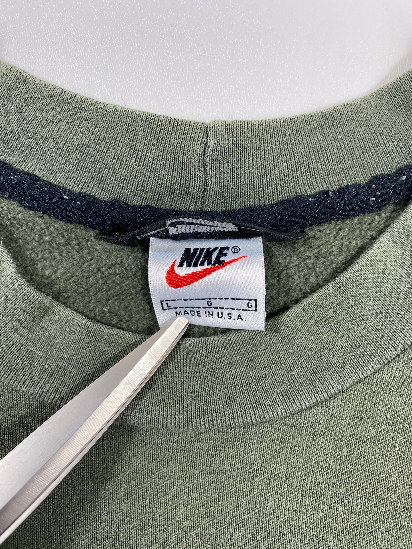 90's Nike Center Logo Made in USA Vintage Sweat-Shirt / 4583