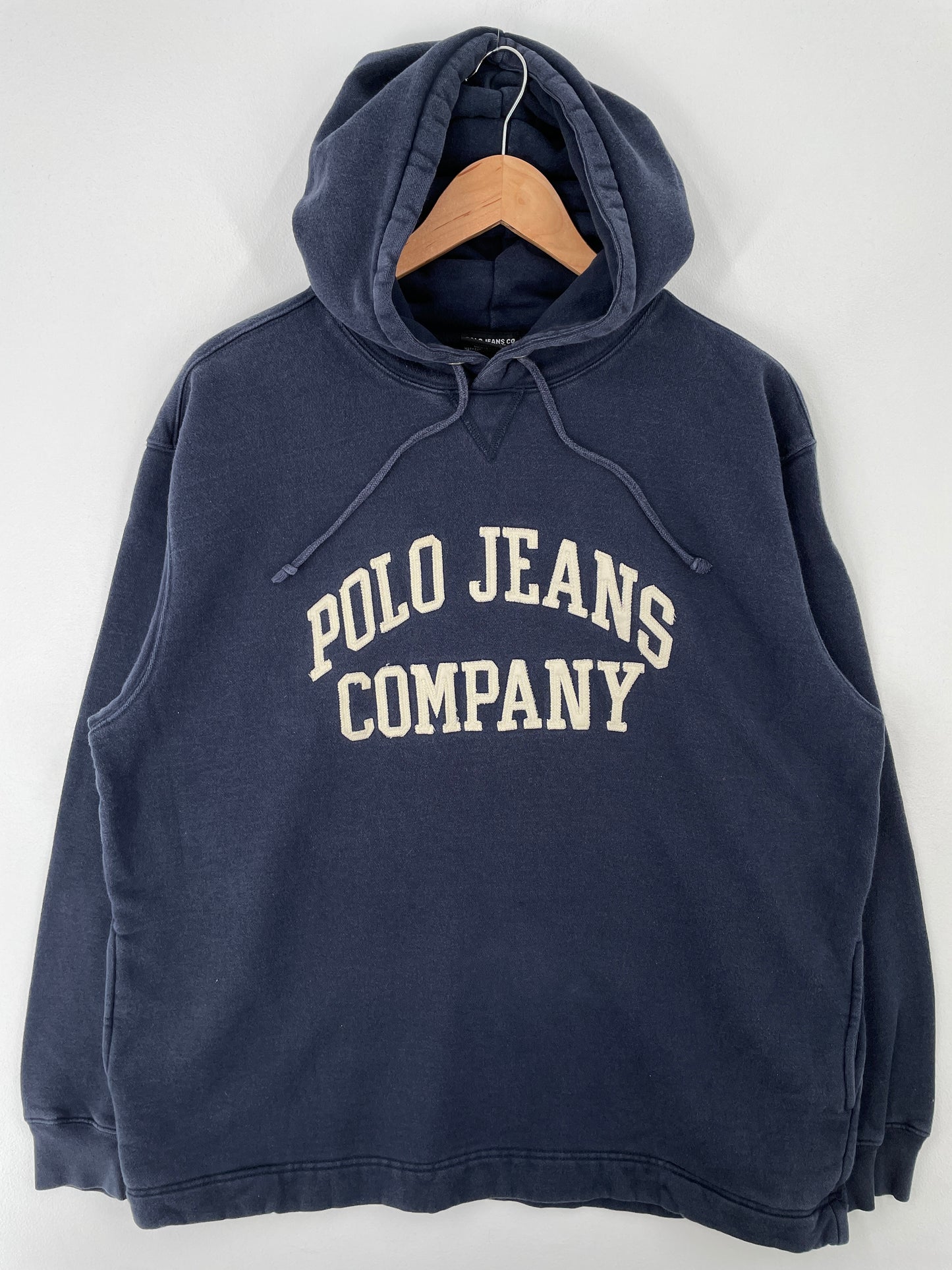 Vintage POLO JEANS RALPH LAUREN Size M-L Vintage Hoodie Sweat-shirt / A9294