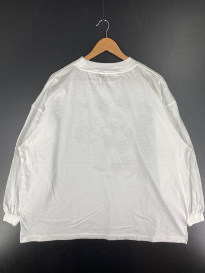 90's Bootleg COWBOYS Made in USA Size XXL Vintage NFL Long Sleeve T-Shirts / A4759