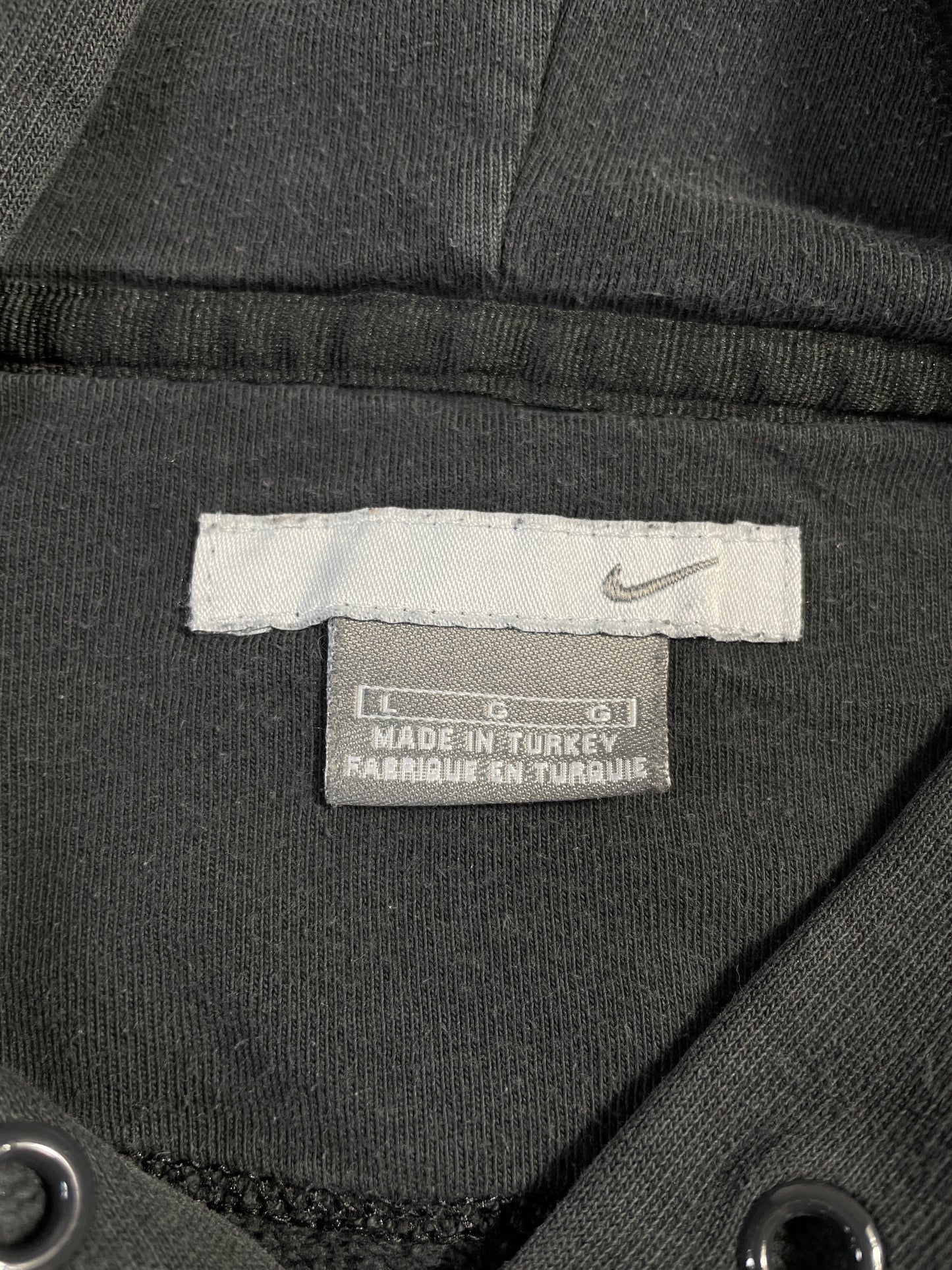 00' NIKE MINI SWOOSH Size L Vintage Hoodie Sweat-shirt / A6578