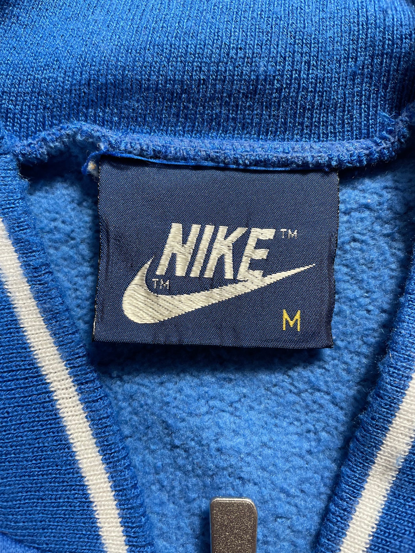 80's NIKE Size M Vintage Zip-up Sweat-shirt / A1594