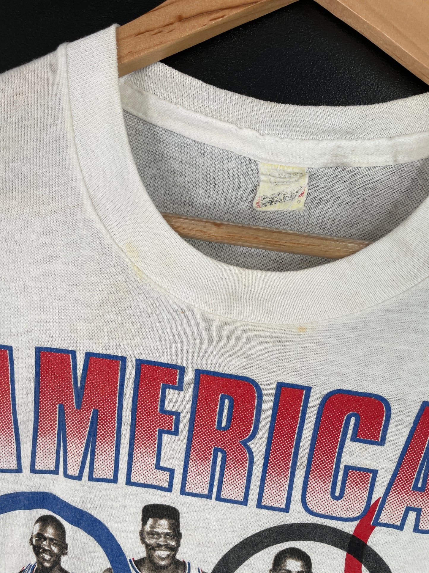 90's AMERICAN'S DREAM TEAM OLYMPIC Size L Vintage NBA T-Shirt / A6789