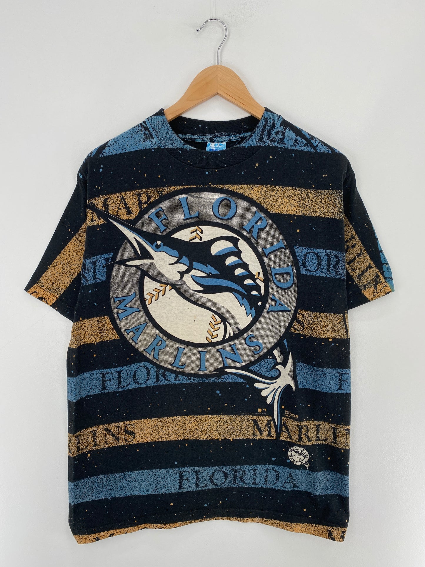 90's FLORIDA MARLINS Made in USA Size L Vintage MLB T-Shirt / E4544T