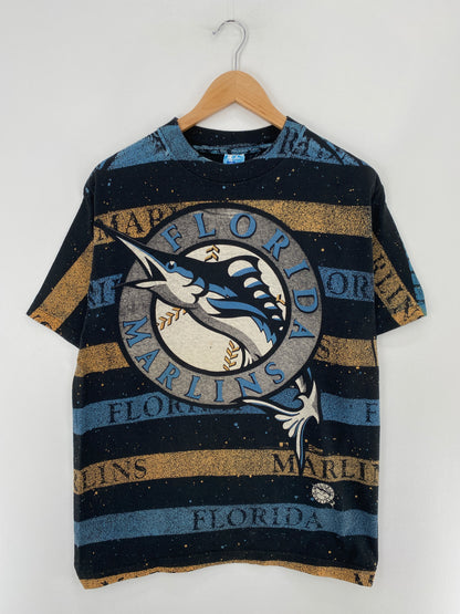 90's FLORIDA MARLINS Made in USA Size L Vintage MLB T-Shirt / E4544T