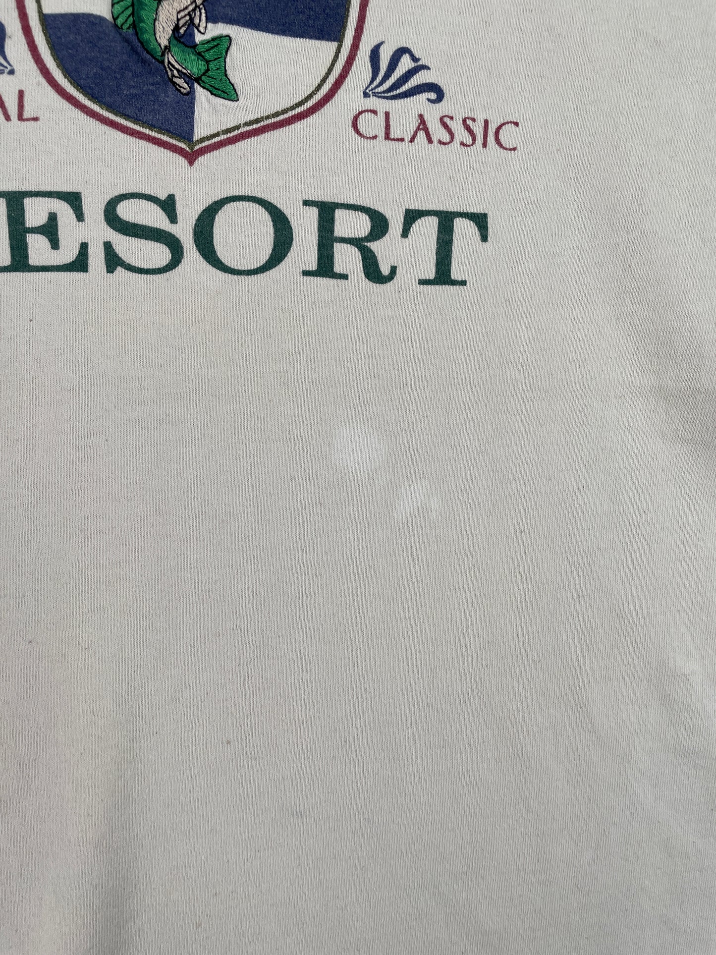 90's REND LAKE RESORT Made in USA Size XL Vintage Animal T-Shirt / E5093T