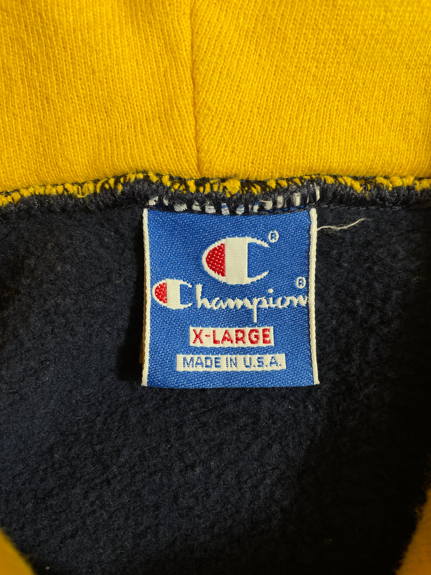 90's CHAMPION x NOTRE DAME Made in USA Size XL Vintage College Hoodie Sweat-shirt / E1342S