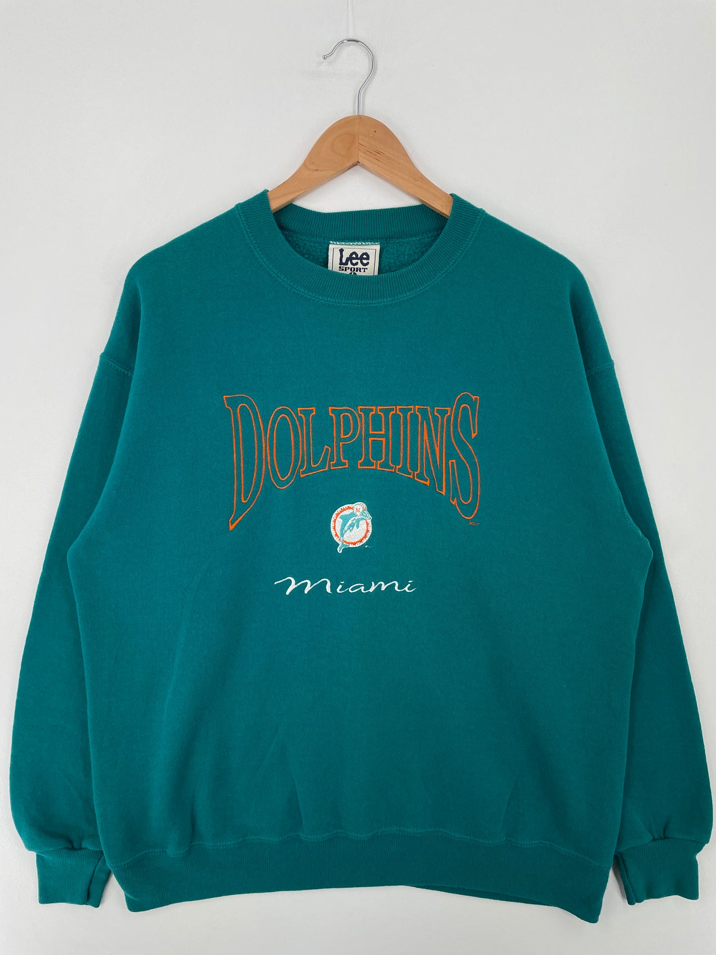 90's MIAMI DOLPHINS Made in USA Size L Vintage NFL Sweat-Shirt / A9365