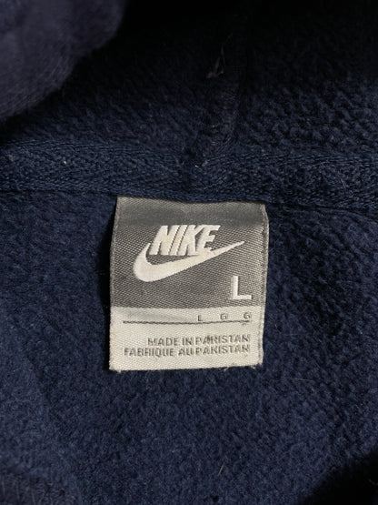 00' NIKE Size L Vintage Zip-up Hoodie Sweat-shirt / E3567S