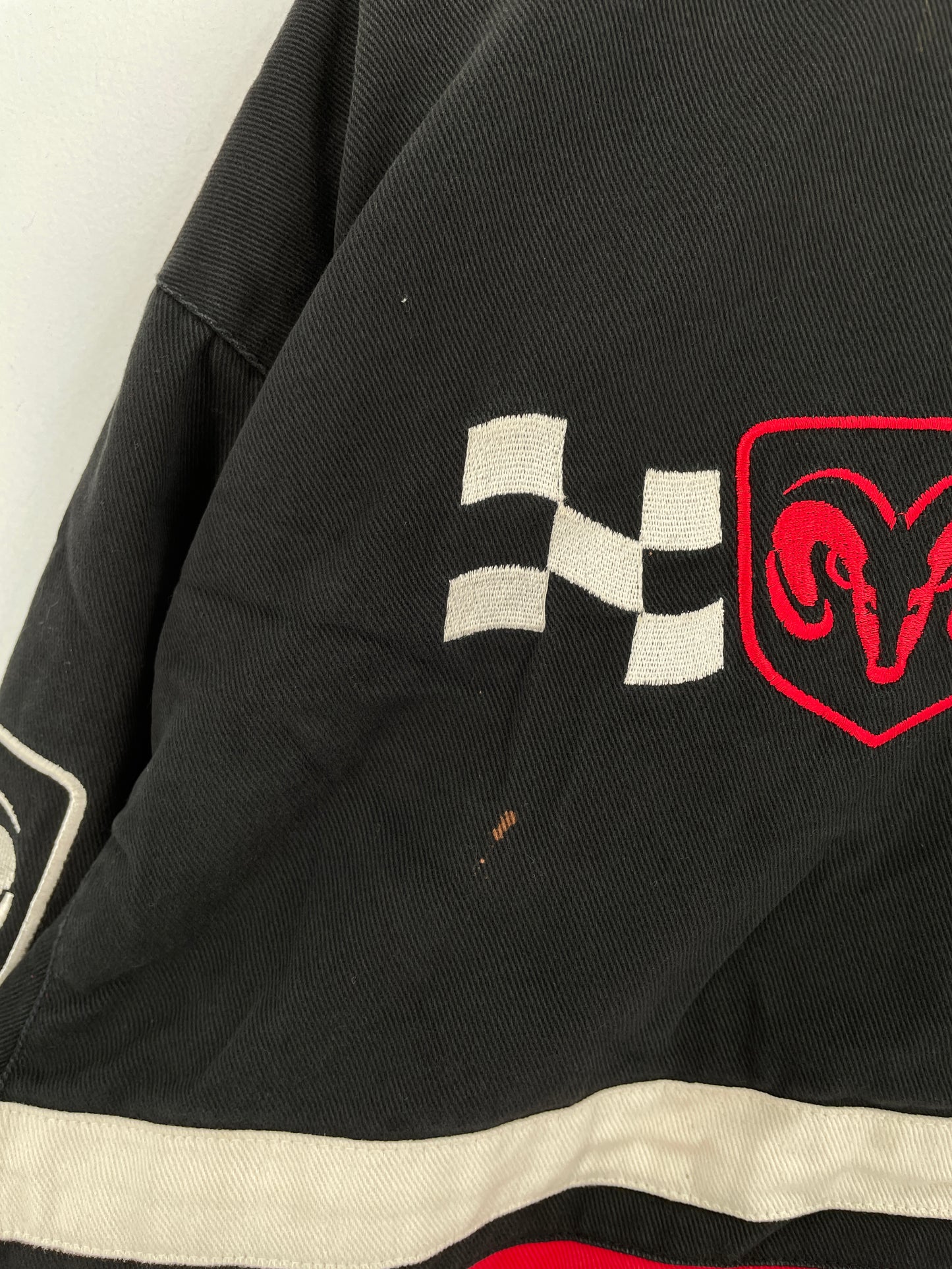 Vintage DODGE MOTORSPORTS Size L Racing Jacket / E606