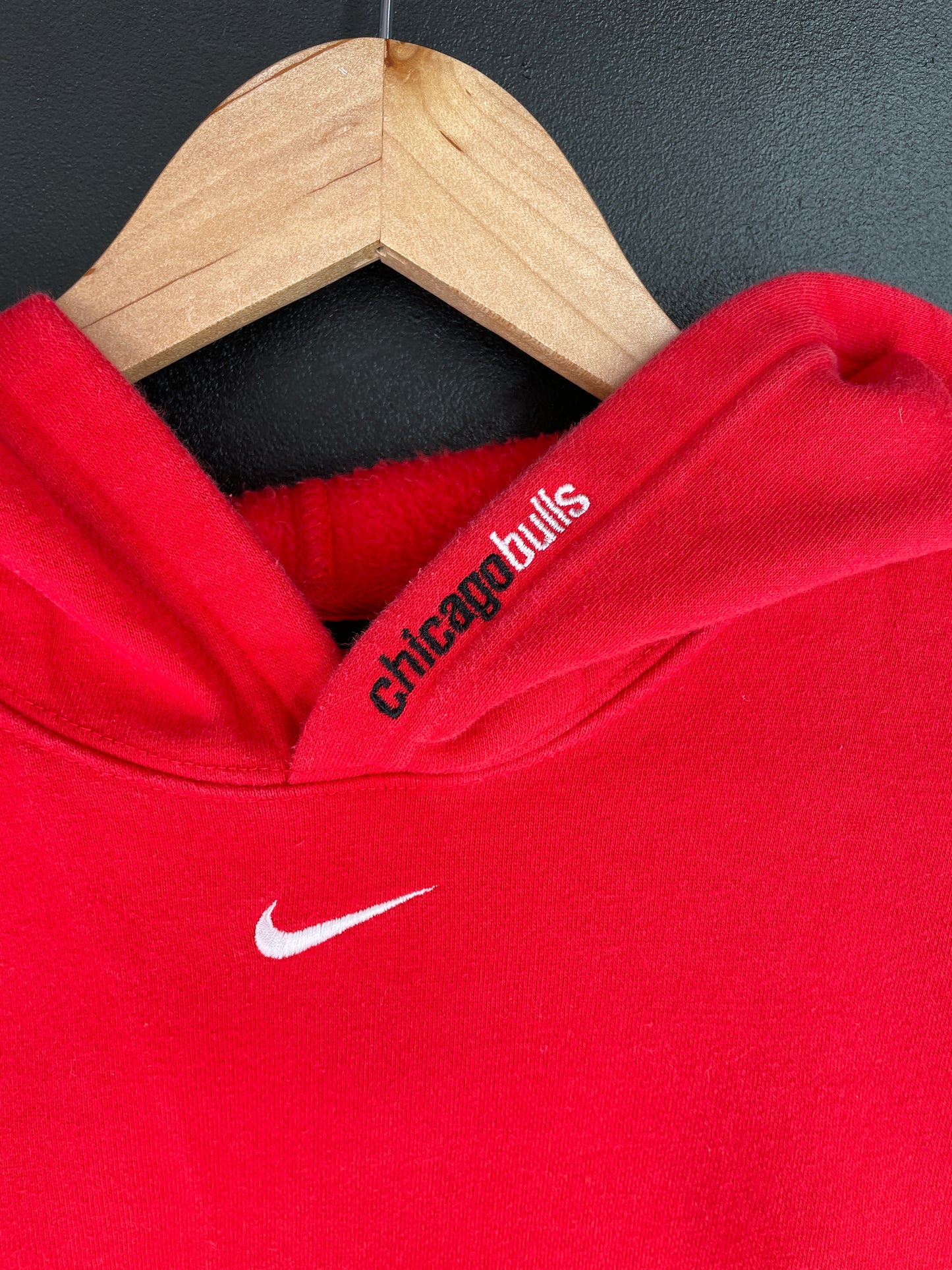00' NIKE CHICAGO BULLS Size M Vintage NBA Hoodie Sweat-Shirt / A3869
