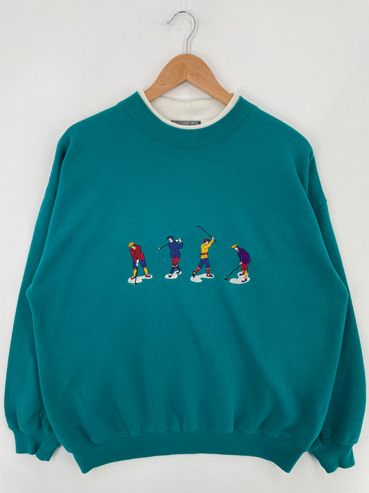 90’s GOLF Size Approx.XL Sweat-Shirt / E1880S