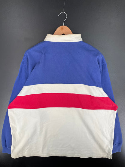 90's POLO SPORTS RALPH LAUREN Size XXL Vintage Rugby-Shirt / A375