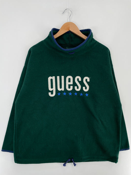 90’s GUESS Size Approx.XL Fleece / E5165S