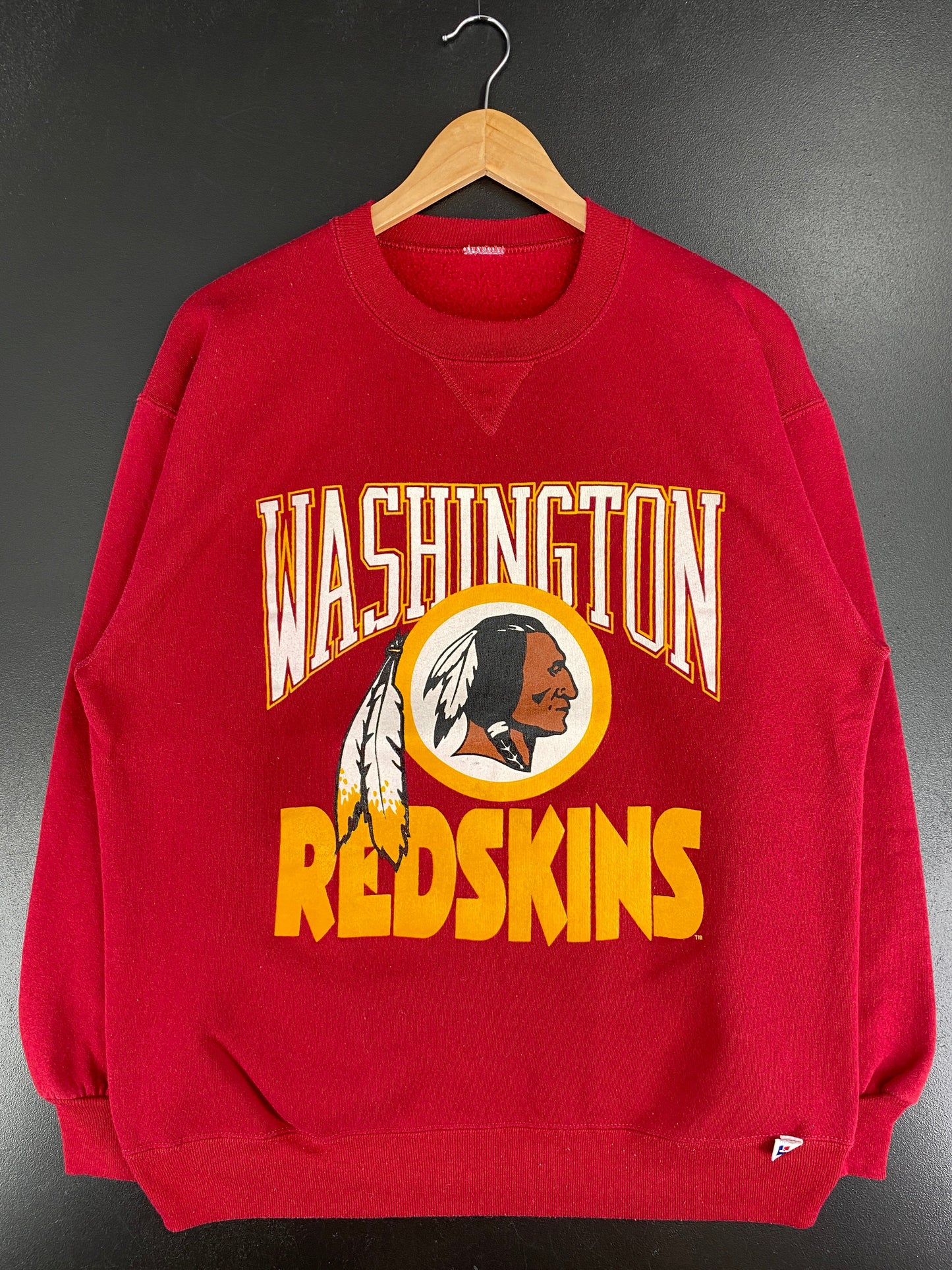 90's WASHINGTON REDSKINS Size No Tag(Approx.XL) Vintage NFL Sweat-Shirt / E6318S