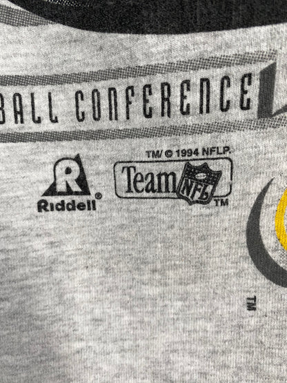 1994 PITTSBURGH STEELERS Made in USA Size XXL Vintage NFL T-shirt / A168