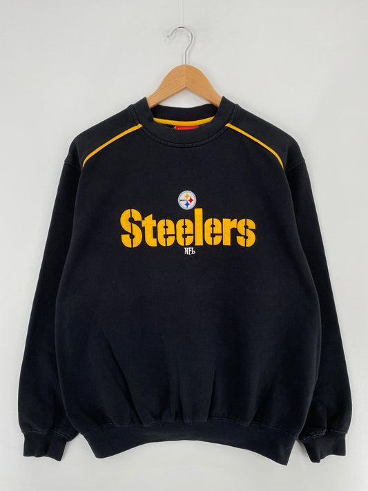 Vintage PITTSBURGH STEELERS Approx. Size L/XL NFL Sweat-Shirt / E4600S