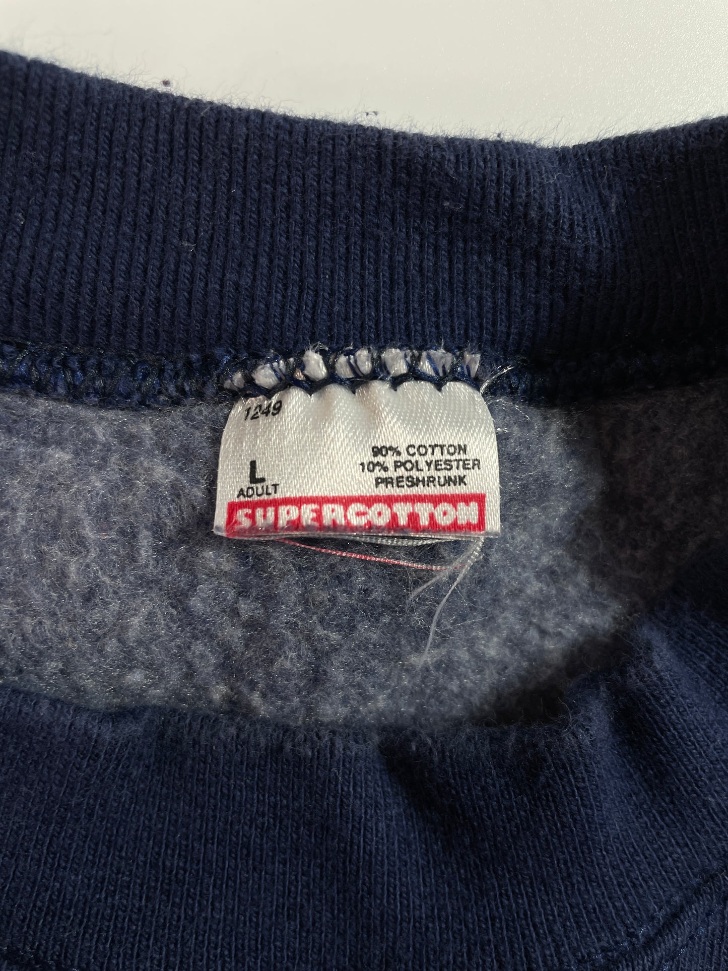 90's NOTRE DAME Size L Vintage College Sweat-Shirt / E5305S