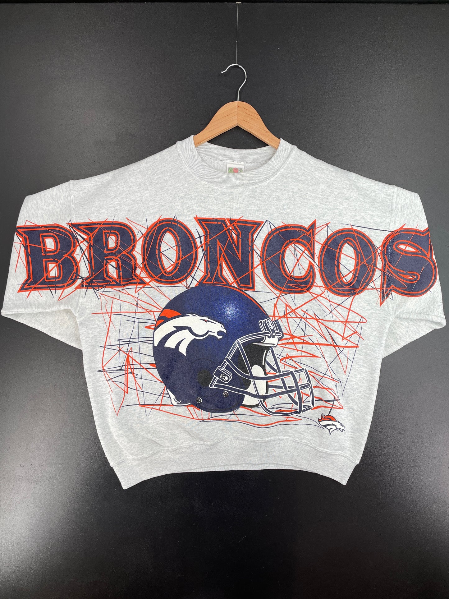90’s DENVER BRONCOS Size XL Vintage NFL Sweat-shirt / E4718S