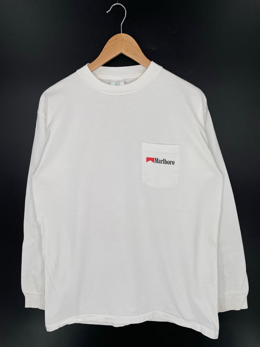 90’s MARLBORO Made in USA Size XL Long Sleeve T-shirt / K9326