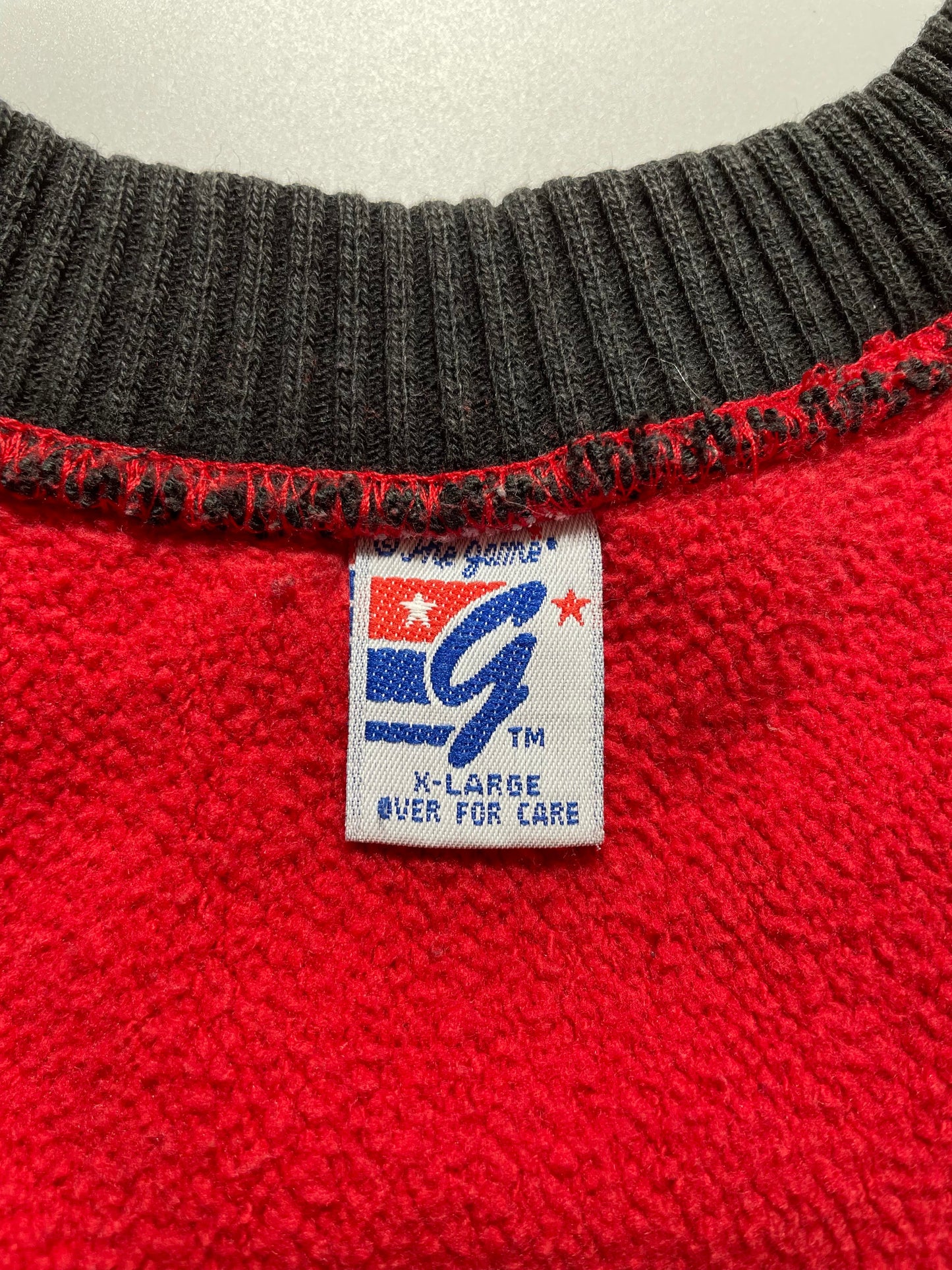 90’s CHICAGO BULLS Made in USA Size XL Vintage NBA Sweat shirt / E2052S