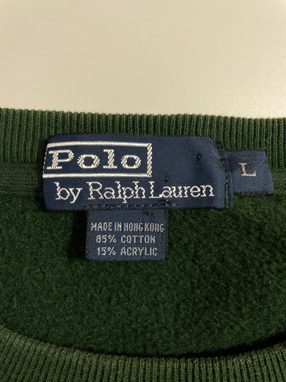 90's POLO RALPH LAUREN Size L Vintage Sweat-shirt / E197
