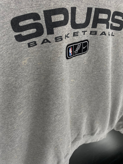 00' NIKE SAN ANTONIO SPURS Size XXL Vintage NBA Sweat-Shirts/ K9832
