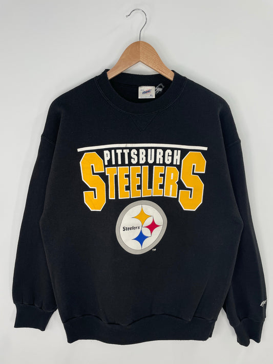 90’s PITTSBURGH STEELERS Made in USA Size XL Vintage NFL Sweat-Shirt / A9525