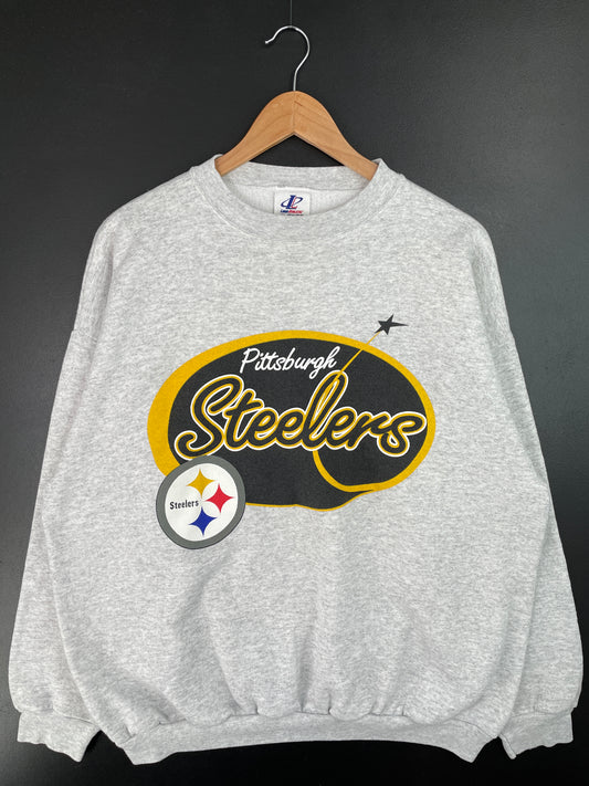 Vintage PITTSBURGH STEELERS Size XL Vintage NFL Sweat-Shirt / A9008