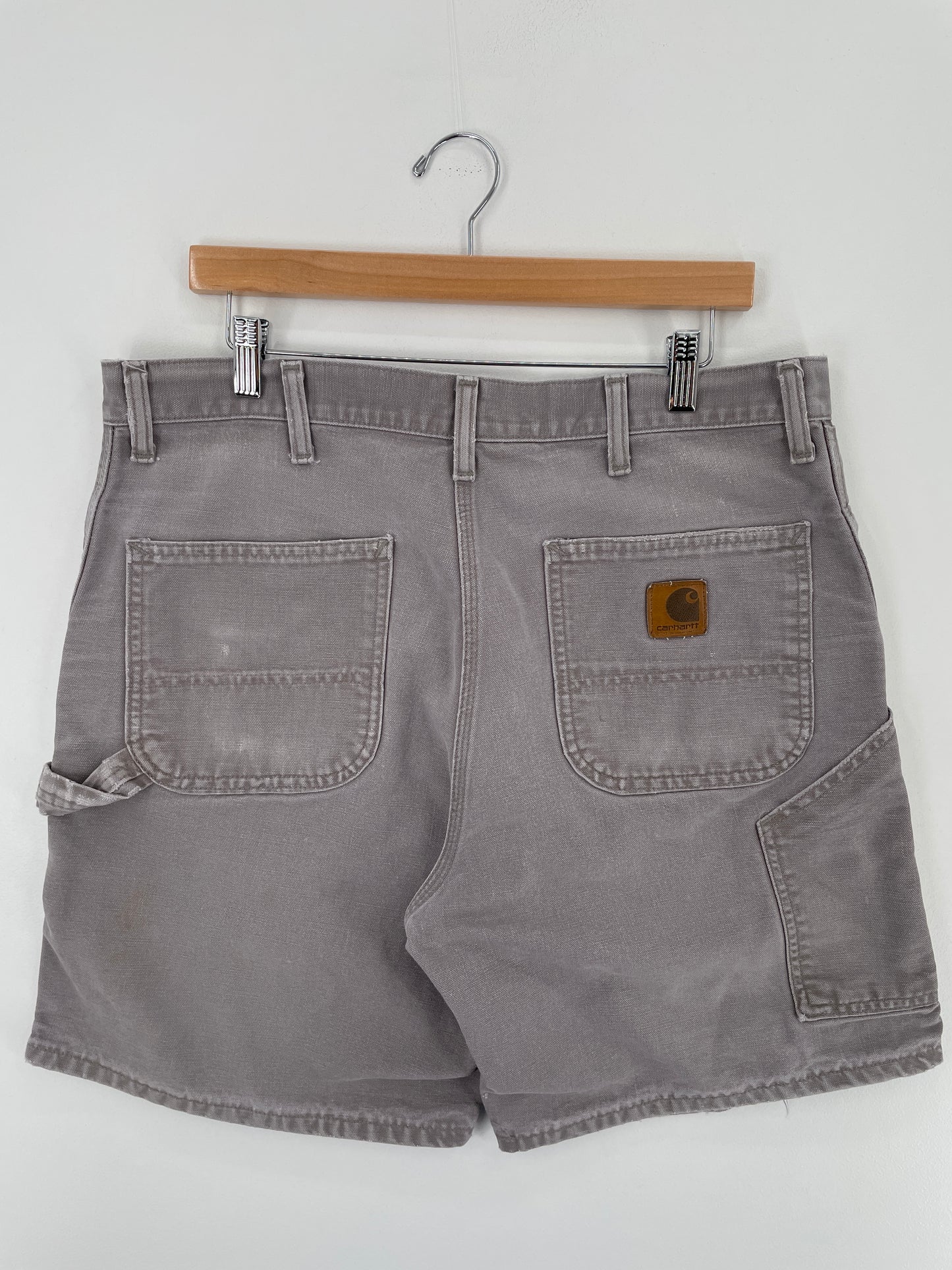 .Vintage CARHARTT Made in USA Size W37xL8 Duck Shorts / A3935