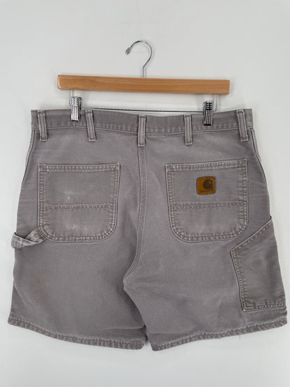 .Vintage CARHARTT Made in USA Size W37xL8 Duck Shorts / A3935