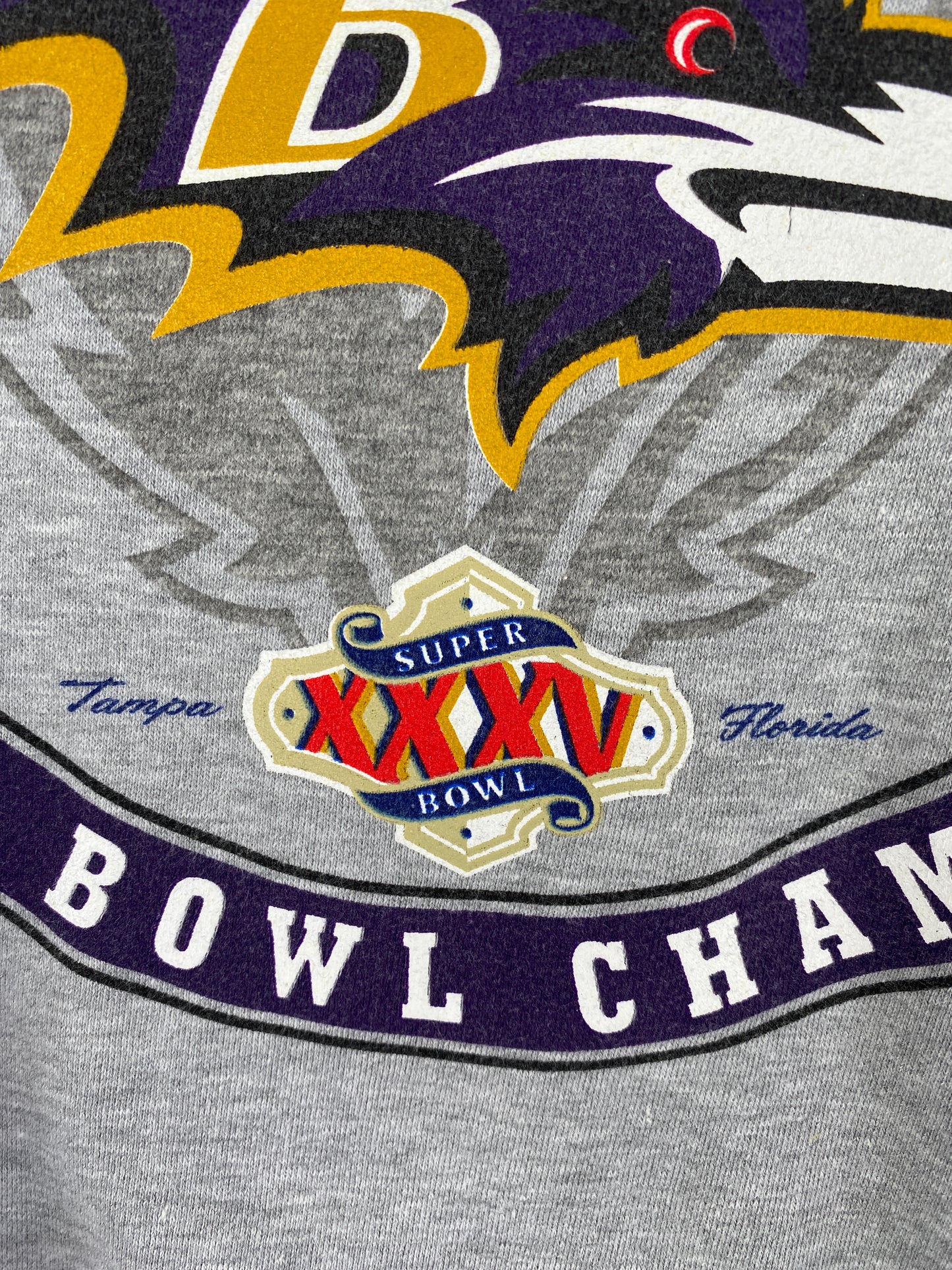 00' NIKE BALTIMORE RAVENS Size XXL Vintage NFL Sweat-shirt / A5604