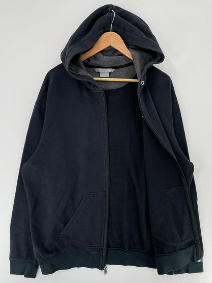 00' NIKE MINI SWOOSH Size XL Vintage Hoodie Zip-up Sweat-shirt / E6546S