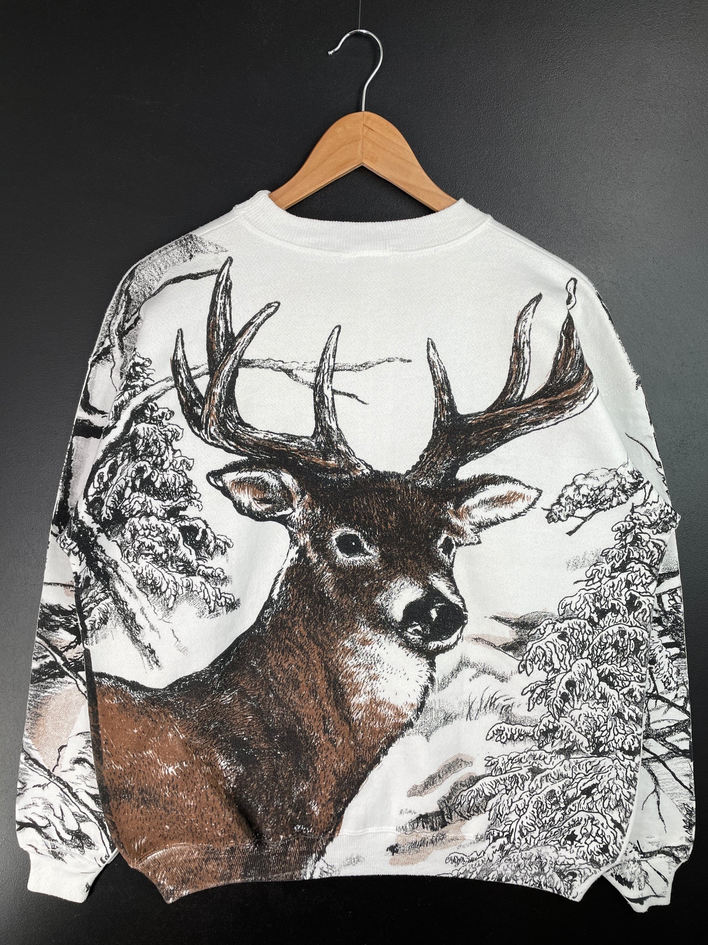 90's DEER Made in USA Size L Vintage Sweat-shirt / A9535