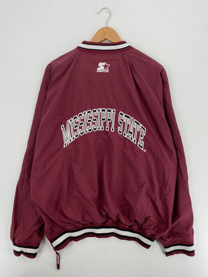 90’s STARTER x MISSISSIPPI STATE Size XL Vintage College Nylon Jacket / A5291