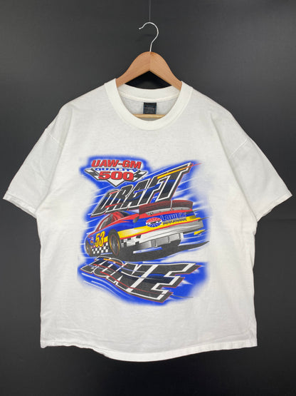 1999 UAW-GM x LOWE'S Made in USA Size L Vintage Racing T-Shirts / K9656