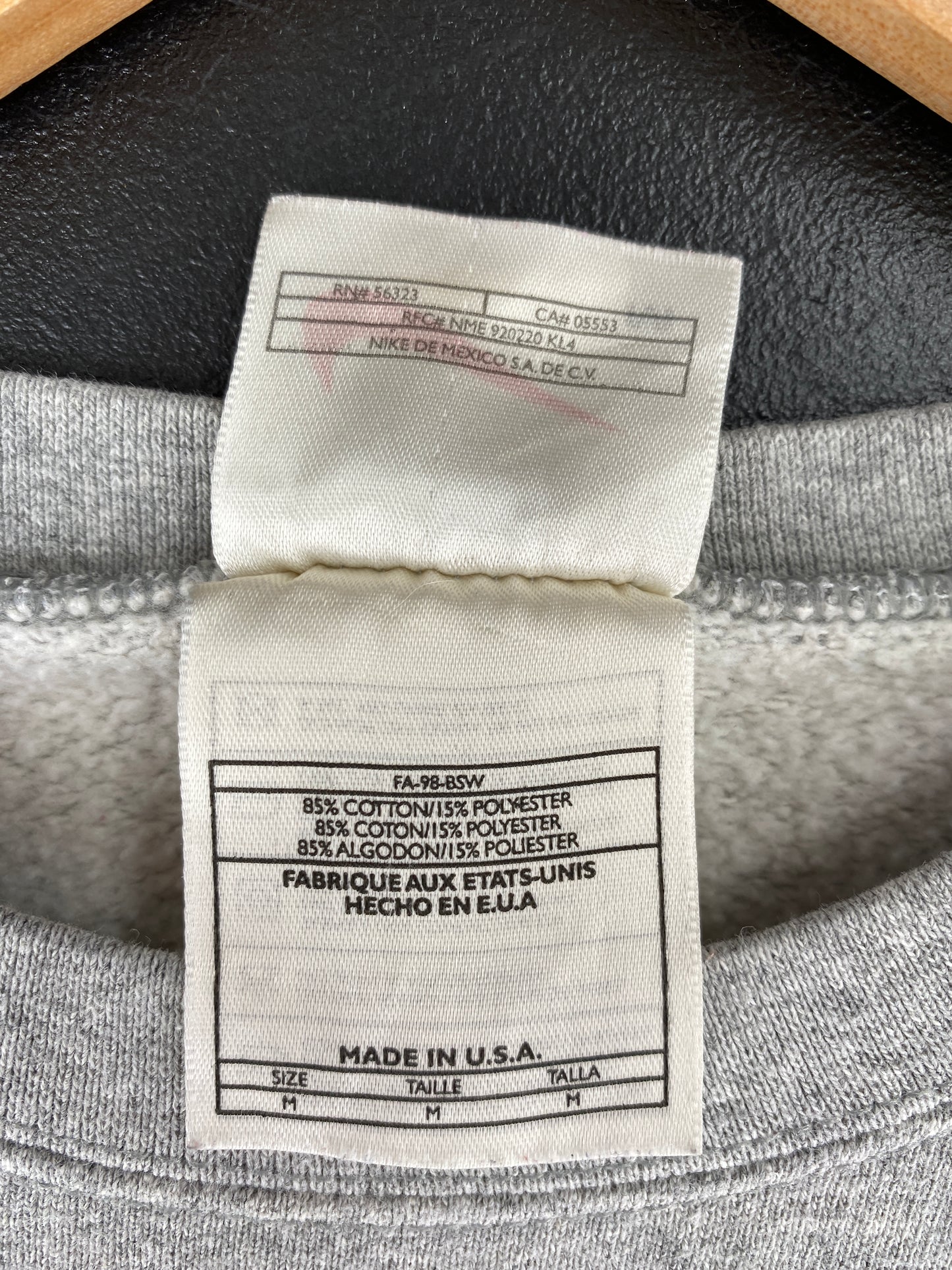 90's NIKE PITTSBURGH STEELERS Made in USA Size M Vintage NFL Sweat-Shirt / A4840