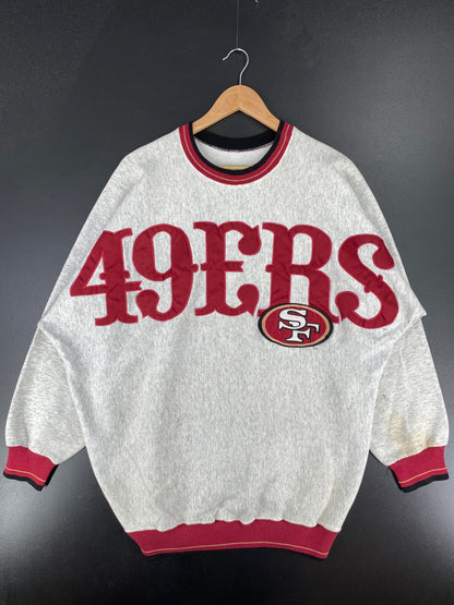 90's SAN FRANCISCO 49ERS Made in USA  Size XL Vintage NFL Sweat-shirt / A4907