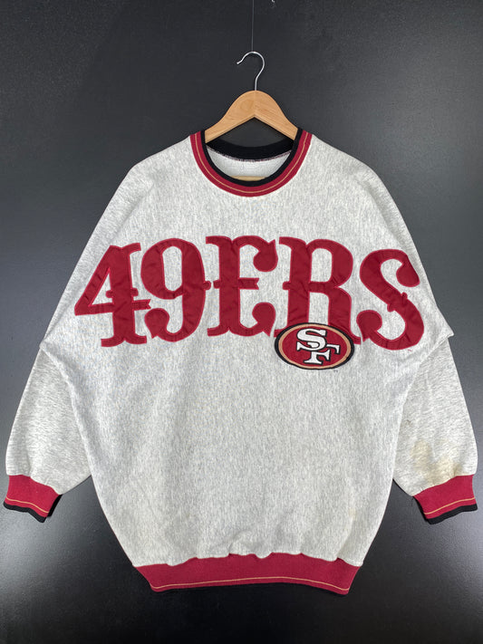 90's SAN FRANCISCO 49ERS Made in USA  Size XL Vintage NFL Sweat-shirt / A4907