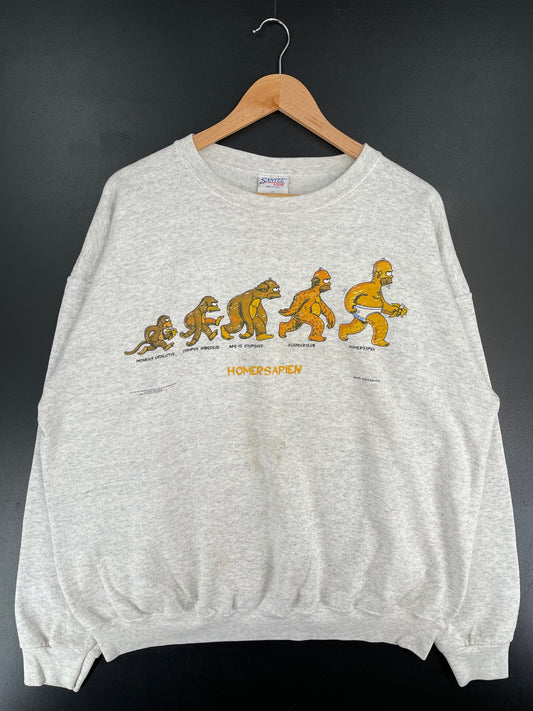 1996 HOMERSAPIEN Made in USA Size XL Vintage Sweat-shirt / E5364S