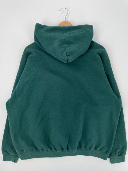 90's NIKE MINI SWOOSH Made in USA Size XL Vintage Hoodie Sweat-shirt / A994