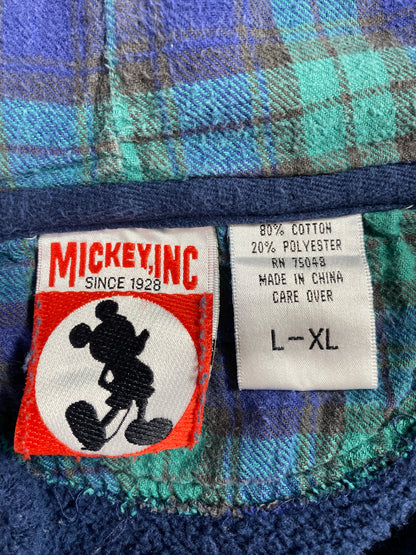 90’s WALT DISNEY WORLD Size L/XL Vintage Hoodie Sweat-shirt / A5298