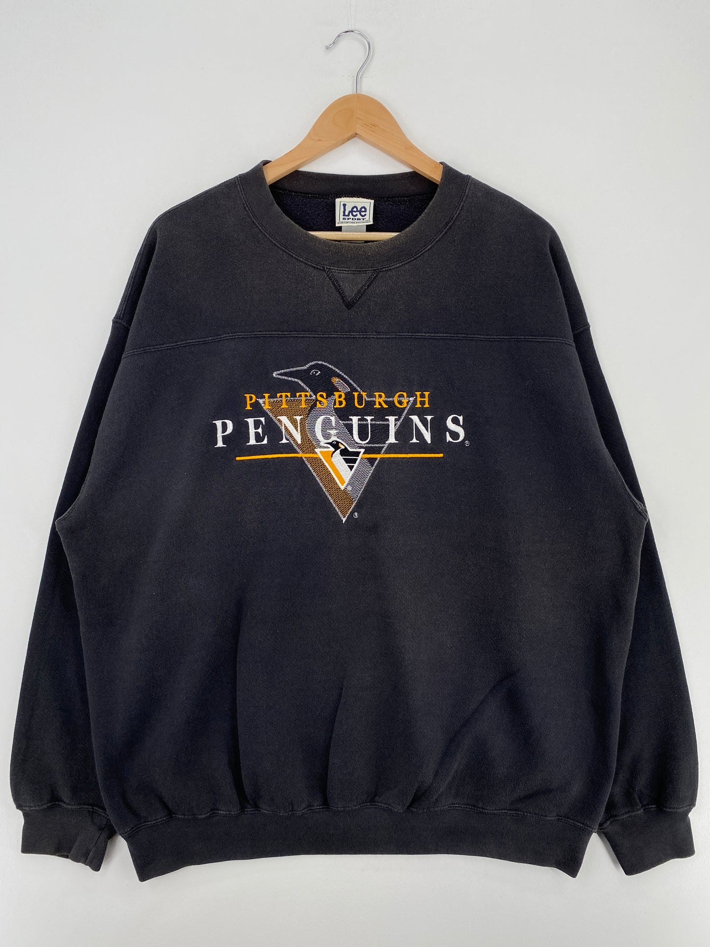 90's PITTSBURGH PENGUINS Size XL Vintage NHL Sweat-Shirt / A4417