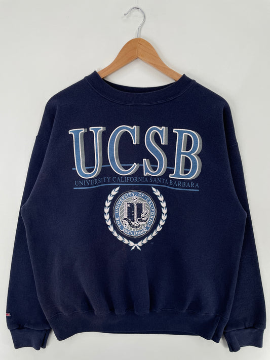 90's USCB UNIVERSITY OF CALIFORNIA SANTA BARBARA Made in USA Size XL Vintage College Sweat-shirt / E189