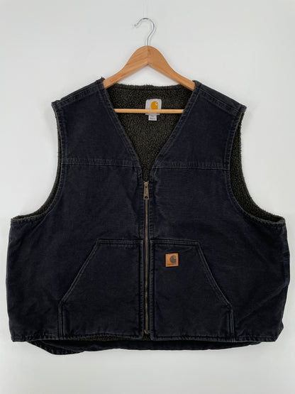 Vintage CARHARTT Size XXL Duck Vest / A8649