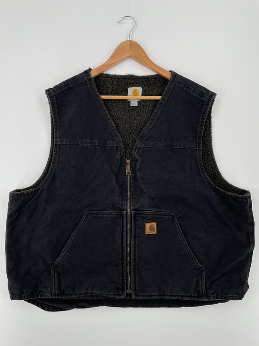 Vintage CARHARTT Size XXL Duck Vest / A8649