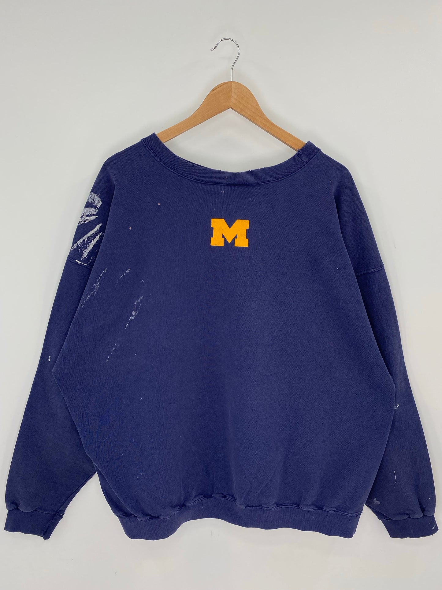 90’s NIKE MICHIGAN TRACK Size XXL Vintage College Sweat shirt / K8350