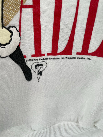 1993 BETTY BOOP Size XL Vintage Sweat-shirt / K5838